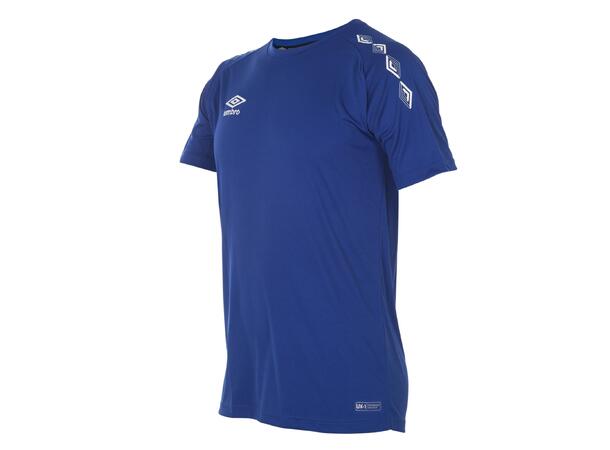 UMBRO UX-1 Trn Tee Blå/Vit XS Tränings t-shirt 
